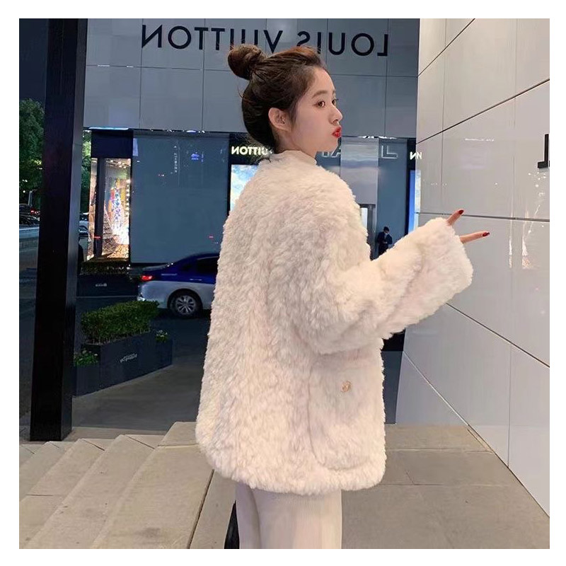 楽天市場】ボア ジャケット レディース ショート フェイクファー