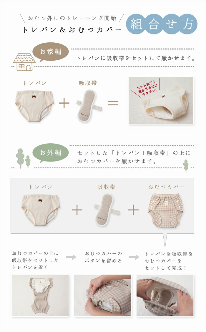 楽天市場】日本製「オーガニック・ウールのおむつカバー&トレパン