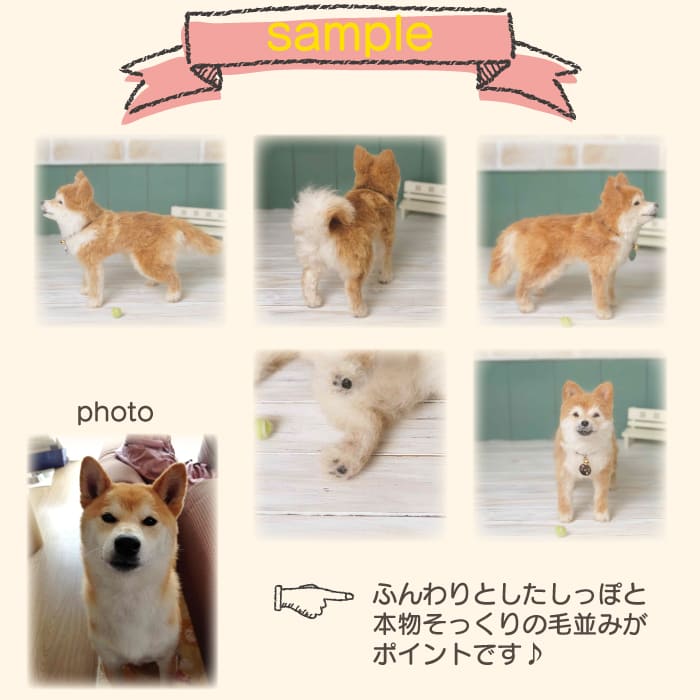 楽天市場】【プレゼント付き】羊毛フェルト うちの子フェルト 【お渡し