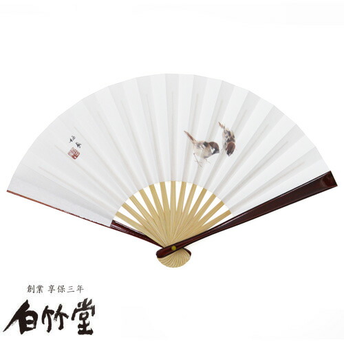 楽天市場】茶道用扇子 ＜雀＞ 5寸 タメ塗 裏千家 女性用 婦人 お茶扇子