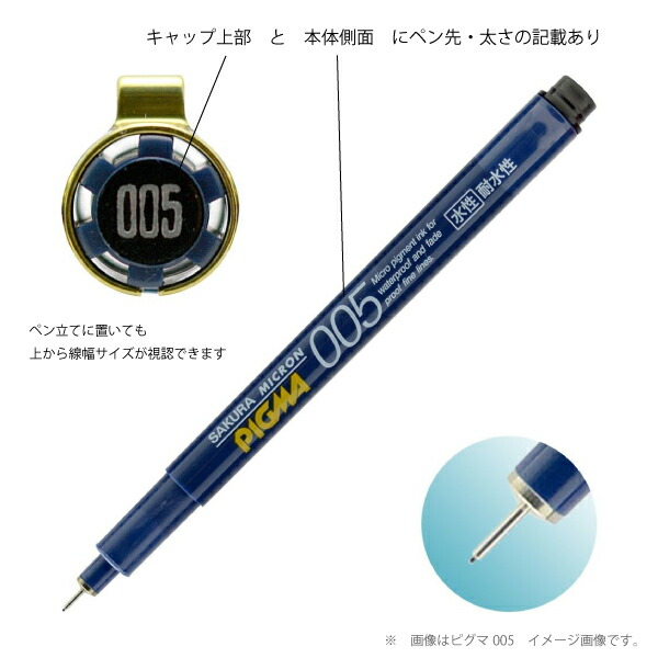 楽天市場】ｻｸﾗｸﾚﾊﾟｽ ﾋﾟｸﾞﾏ03 ESDK03（0.3mm ﾐﾘﾍﾟﾝ 筆先 ﾌﾟﾛ 愛用 漫画
