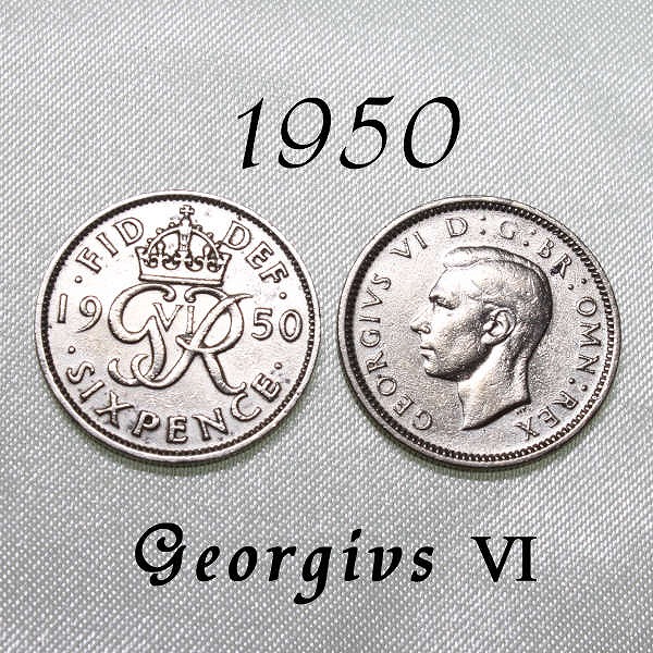 楽天市場】1950年 ジョージ6世 GR 国民を励まし続けた王 イギリス