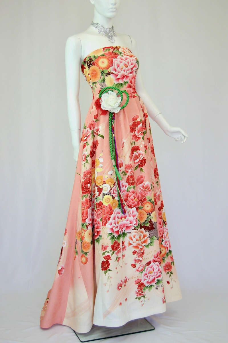 楽天市場】着物ドレス 着物 ドレス パーティードレス 演奏会用ドレス