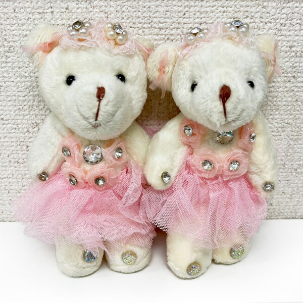 楽天市場】ドレスアップくまさんキーホルダーバッグチャーム