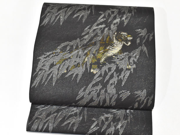 楽天市場】オールシーズン対応 九寸名古屋帯 西陣帯 橋本雅邦画 龍虎図