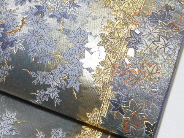 楽天市場】西陣織 橋本貞夫 橋本機業謹製 高級袋帯 四季草匠 引箔【お