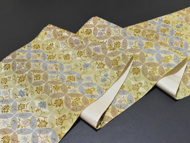 楽天市場】西陣織 山田織物謹製 吉祥文様 七宝 フォーマル用高級袋帯