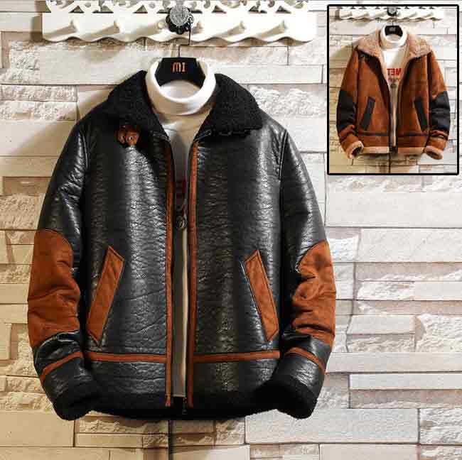 楽天市場】レザージャケット メンズ 裏ボア レザーコート 防寒 暖か