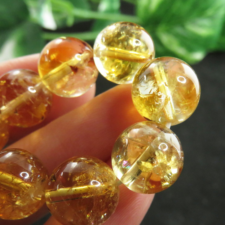 楽天市場】送料無料 シトリンアイリス ブレスレット レインボー