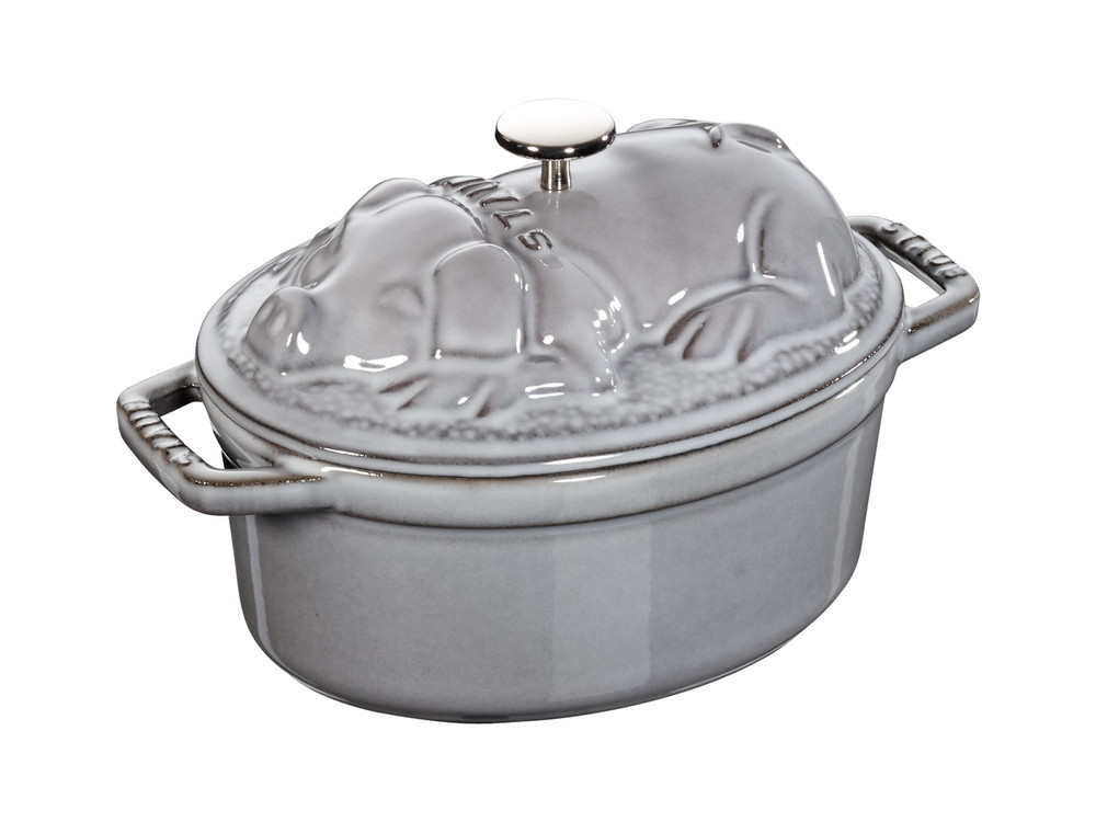 楽天市場】【公式】 ストウブ ピギーココット オーバル 17cm グレー