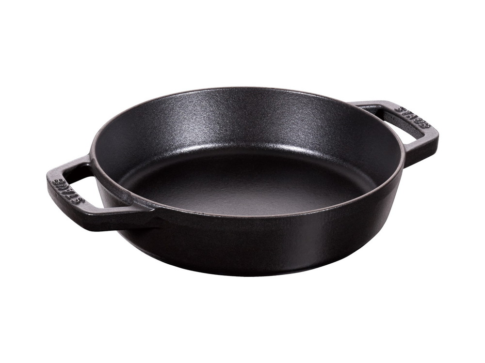 楽天市場】【公式】 ストウブ 両手フライパン ラウンド 20cm ブラック