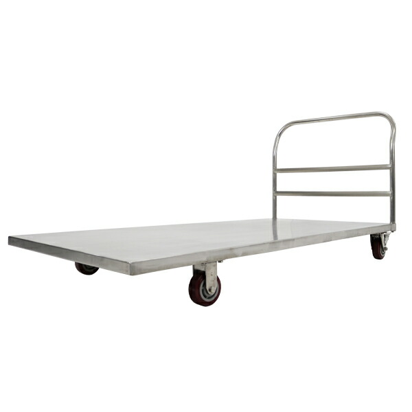 楽天市場】送料無料 新品 オールステンレス台車 耐荷重約500kg 積載面