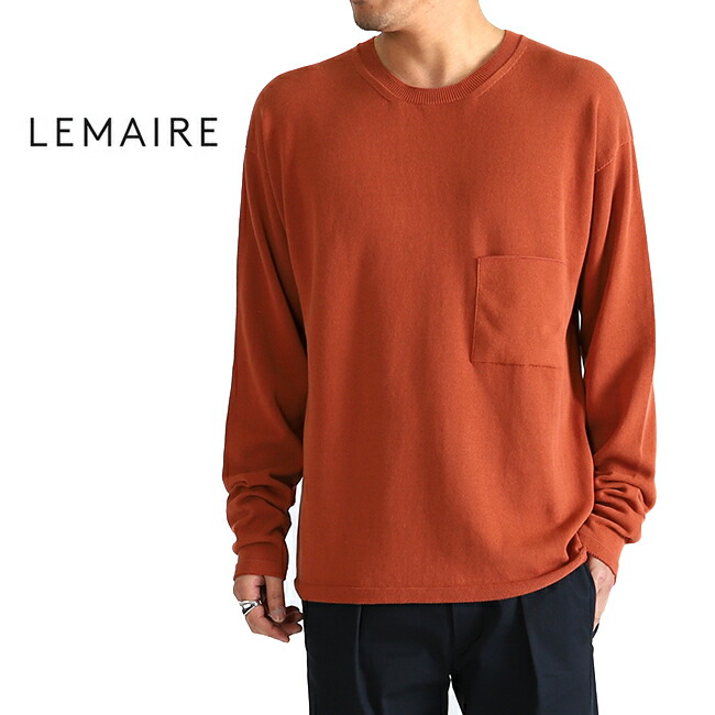 楽天市場】LEMAIRE ルメール コットン ニットセーター メンズ : Golden