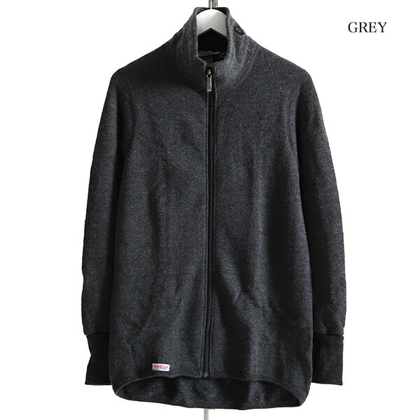 楽天市場】WOOLPOWER ウールパワー ジップアップ ニットジャケット