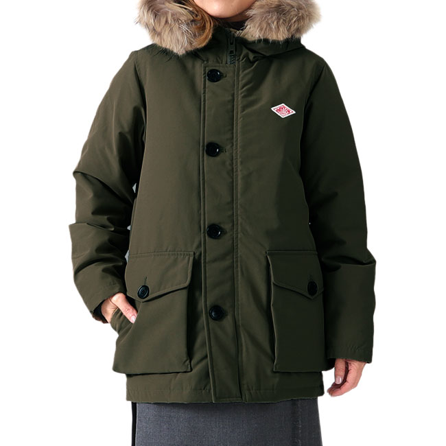 楽天市場】DANTON ダントン ファー付き フードミドル丈 ダウン