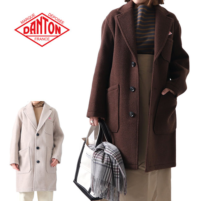 楽天市場】DANTON ダントン オーバーサイズ ウールモッサ チェスター