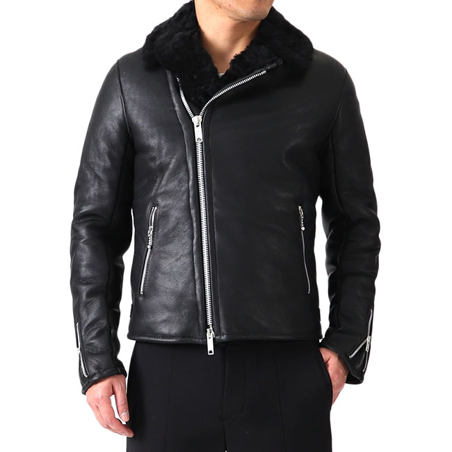 楽天市場】JAMES GROSE ジェームズグロース ダブルライダース ムートン