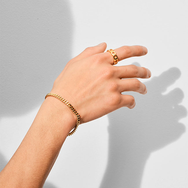 楽天市場】TOMWOOD トムウッド Curb Bracelet L Gold ゴールド カーブ