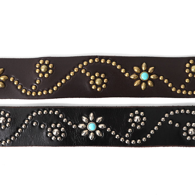 楽天市場】HTC エイチティーシー フラワースタッズ ターコイズ レザー