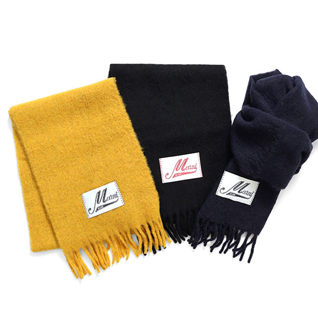 楽天市場】[TIME SALE] MARNI マルニ アルパカ ラベルロゴ マフラー