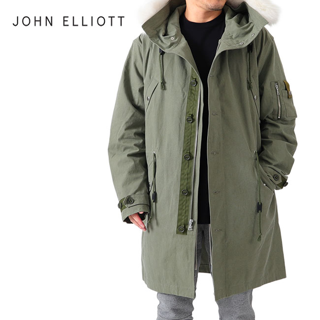 楽天市場】[TIME SALE] JOHN ELLIOTT ジョンエリオット N-3B ファー