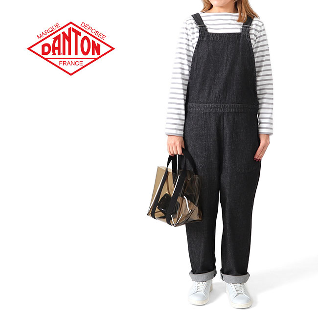 楽天市場】DANTON ダントン インディゴ染め デニムサロペット DT-E0002