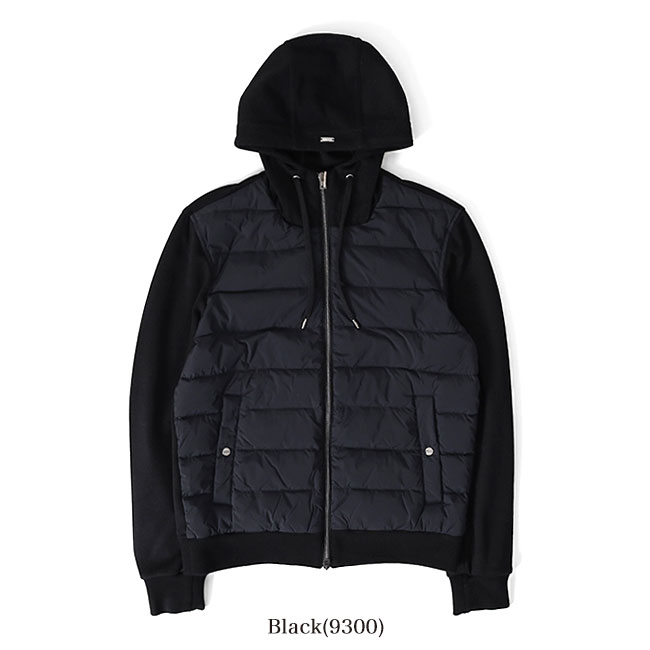 楽天市場】HERNO ヘルノ フード付き 中綿入り ジャージーブルゾン