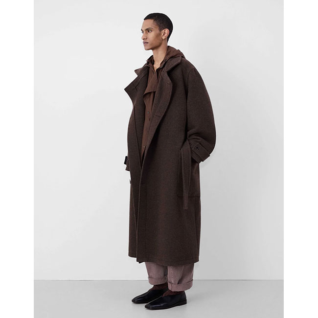 楽天市場】LEMAIRE ルメール 両面先染め ダブルウール ラップコート