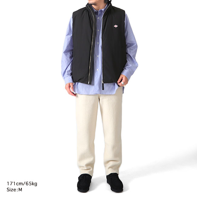 楽天市場】DANTON ダントン スタンドカラー ジップアップ ダウンベスト