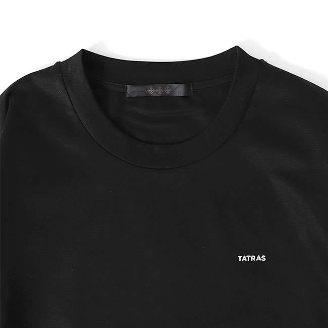 楽天市場】TATRAS タトラス SICADO シカード ロゴ ロンT 8196-M 黒 白
