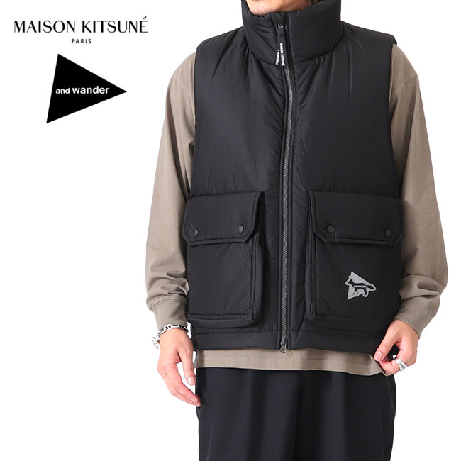 楽天市場】[TIME SALE] and wander × Maison Kitsune アンドワンダー