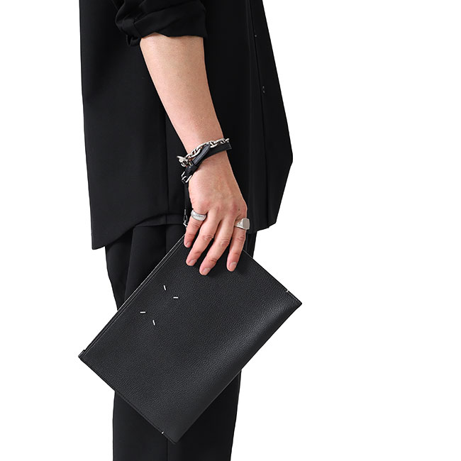 楽天市場】Maison Margiela メゾンマルジェラ POUCH 2 LARGE レザー