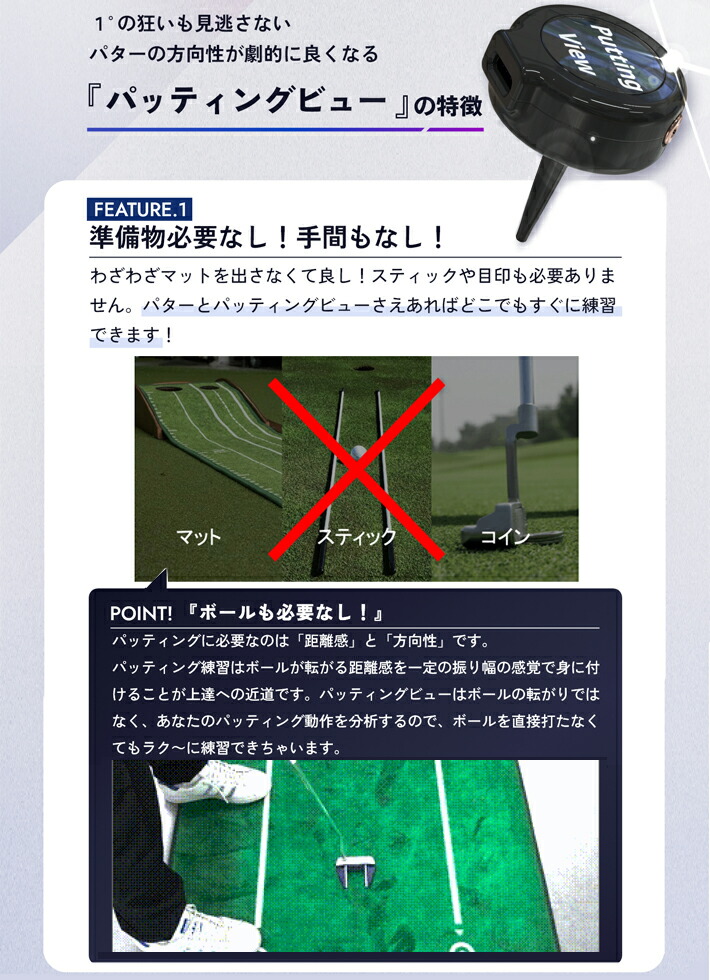 楽天市場】【てらゆー氏お勧めのパター練習器具】 Putting View