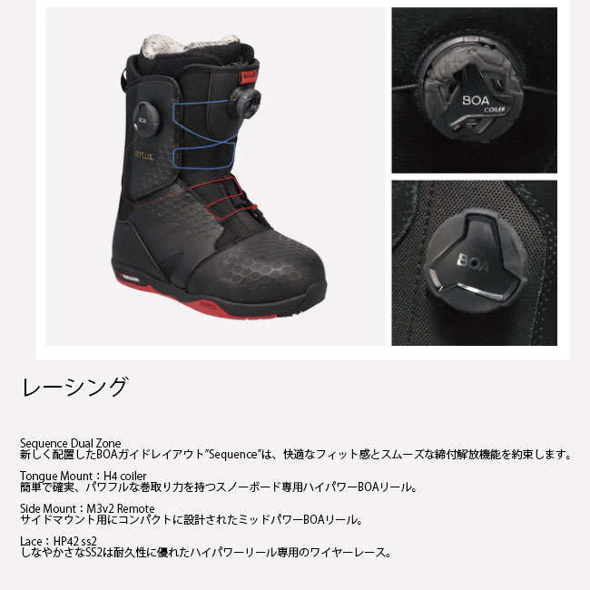 楽天市場】フラックス ブーツ FLUX BOOTS OM-BOA 25-26 ボア メンズ