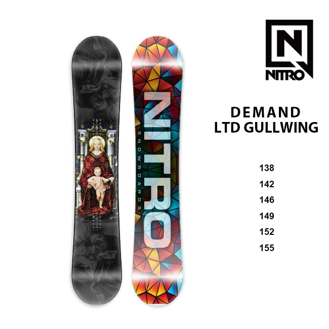 楽天市場】ナイトロ スノーボード NITRO SNOWBOARD DEMAND LTD GULLWIN