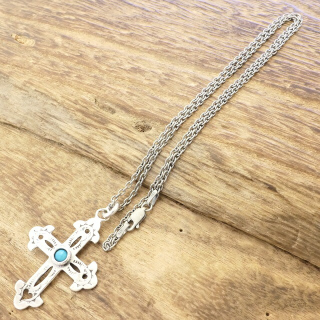 楽天市場】NORTH WORKS(ノースワークス)クロス ネックレス ターコイズ