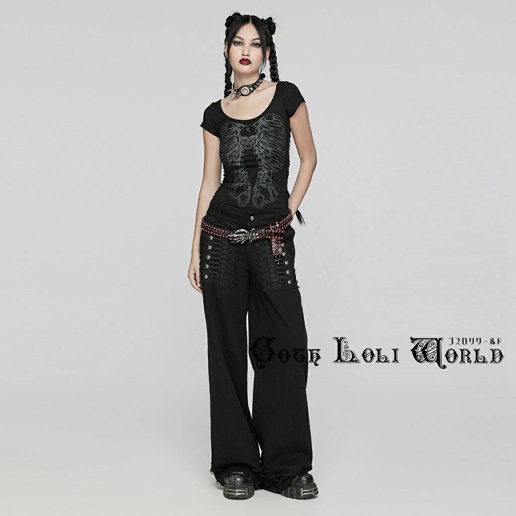 楽天市場】当日発送 即納 WS-684YD-RD-BK パンク ロック ファッション