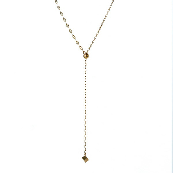 楽天市場】agete アガット K10YG イエローゴールド ネックレス Y字