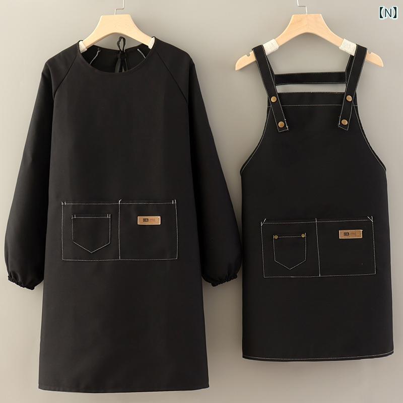 楽天市場】エプロン 保育士 長袖 割烹着 おしゃれ 大人 スモック