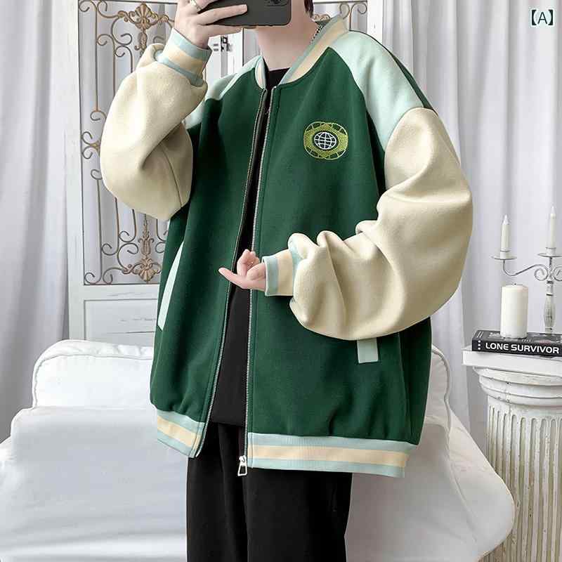 楽天市場】スタジャン メンズ ブルゾン アウター コントラスト