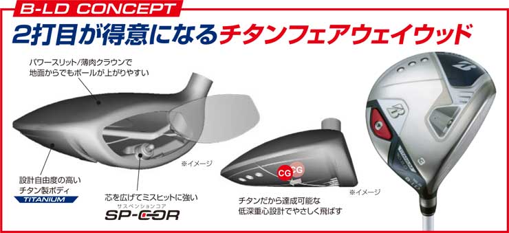 楽天市場】ブリヂストンゴルフ 2024年 B-LD レディース フェアウェイ