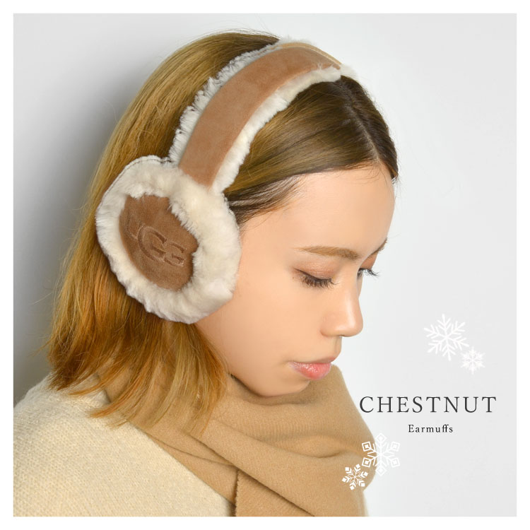 楽天市場】UGG アグ 20955 イヤーマフ イヤマフ 耳当て ボア 本革