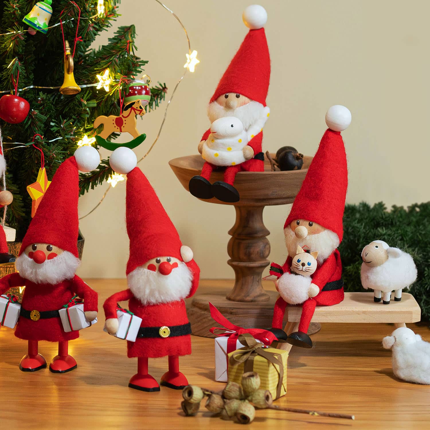 楽天市場】NORDIKA nisse ノルディカ ニッセ ネコを抱えたサンタ