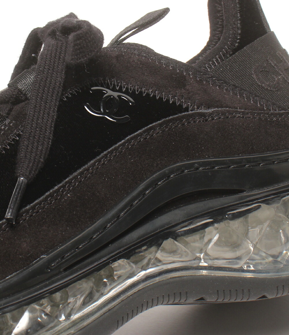楽天市場】【中古】美品 シャネル スニーカー ココマーク スエード