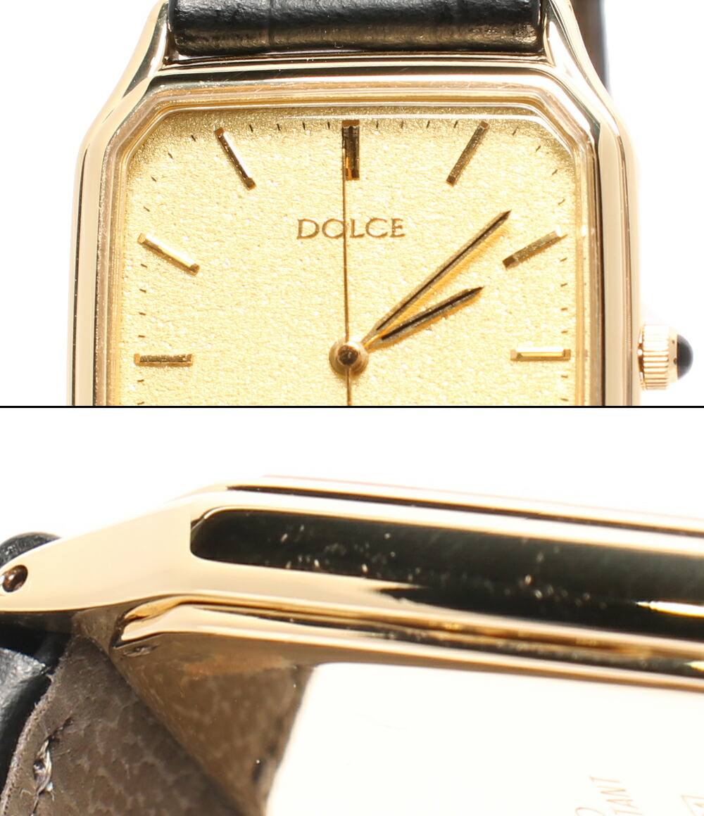 楽天市場】【中古】 セイコー 腕時計 18KT DOLCE クオーツ ゴールド