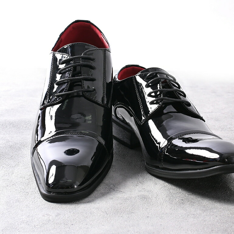 楽天市場】[ 新郎のエナメル ] 結婚式 靴 黒エナメル 新郎 靴 結婚式