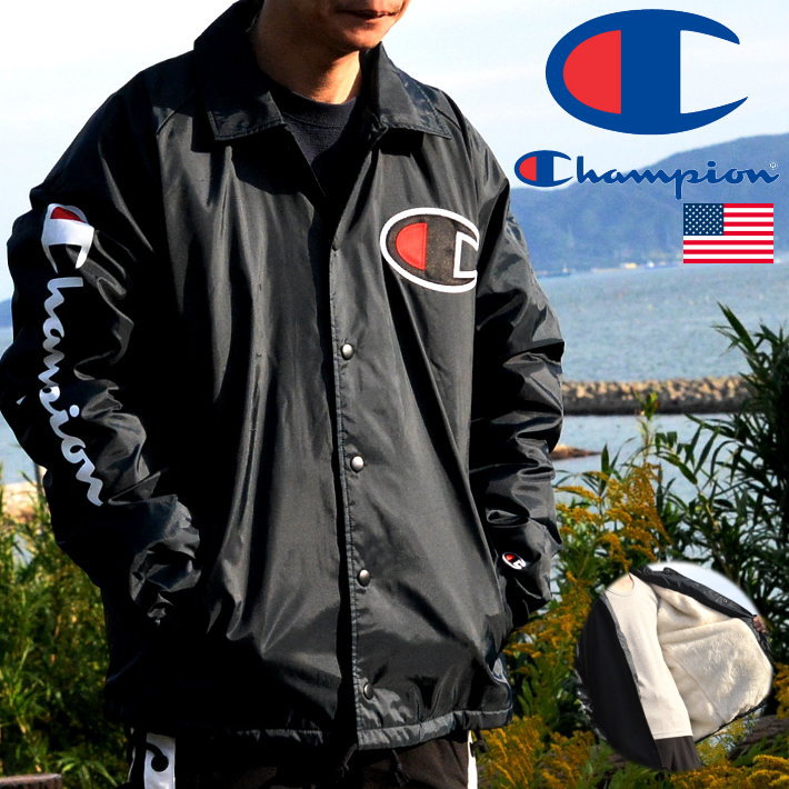 楽天市場】裏ボア ジャケット メンズ チャンピオン CHAMPION 送料無料