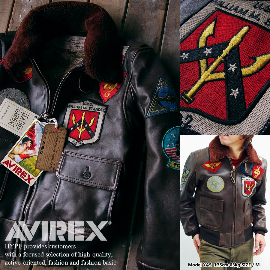 楽天市場】AVIREX アビレックス フライトジャケット 革ジャン メンズ