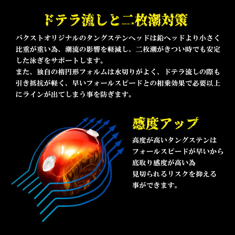 楽天市場】タイラバ タングステン ヘッド 45g 60g 80g 100g 120g 150g