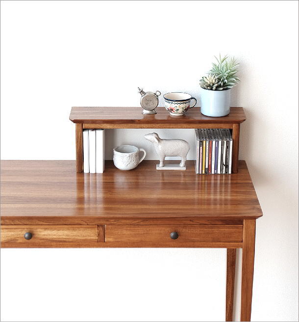 楽天市場】机上ラック 棚 シェルフ 机上台 収納棚 スリム コンパクト